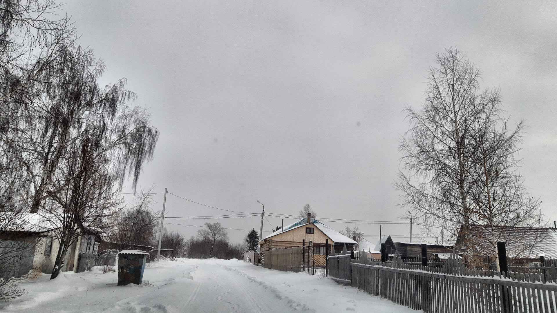 Крайняя улица поселка Боровой Кемерово